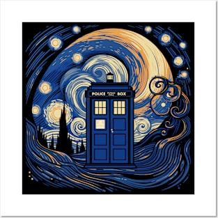 Starry Night Doctor Who SE Posters and Art